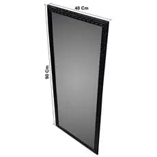 Espelho 40x90 Mix Luxo Quarto Cozinha Sala Meio Corpo Triax casa decoração elegante, escritorios
