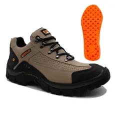 Bota Botina Caterpillar Promoção 100% Em Couro Legítimo Original + Palmilha em Gel