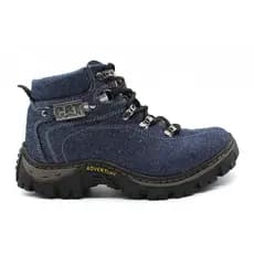 Bota Botinha Caterpillar Jeans Feminino - Total Conforto