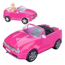 Carrinho Conversível Boneca Infantil Rosa Grande 2 Lugares