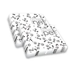 Jornal Caes Gato Passaro Gaiola de Roedores Ramsters Repteis Tapete Banheiro Higienico Biodegradavel PET STOP 120 folhas