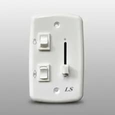 Chave Controle de Velocidade Deslizante Bivolt com  2 Teclas Branco