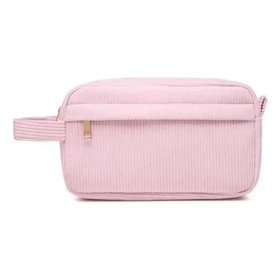 Bolsa Necessaire Feminina Compacta Elegante Moderna Maquiagem Skincare Viagem Multisuo