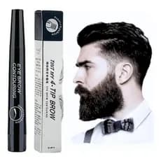 Lápis Caneta De Pigmentação Preenchimento Barba Bigode Etc