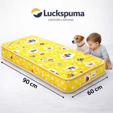 Colchão Berço para bebe e camaPet impermeavel alto confort Babyluck Chiqueirinho moises infantil Luckspuma Todos tamanho