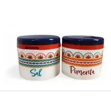 PORTA TEMPERO DE MESA/SALEIRO E PIMENTEIRO