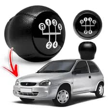 Bola Manopla Câmbio Corsa Wind Classic Astra Montana Vectra Meriva Preta
