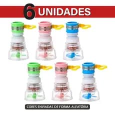 Extensor Torneira Chuveirinho Bico Retrátil Giratória 360° Filtro De Água Arejador Cozinha Flexível