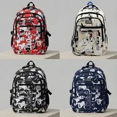 Mochila Unissex camuflada (202274/5/6) mochila escolar  Sport Resistente a água