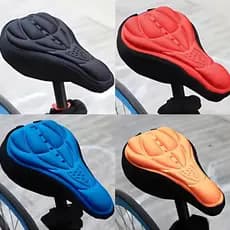 Capa Almofada para Selim (600205) Banco Bicicleta Gel 3D  Ajustável Flexível Prática de Ciclismo