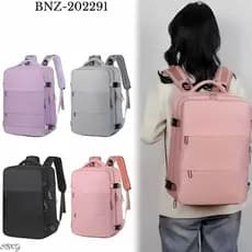 Mochila Executiva Unisex (202291-202292) De Viagem Impermeável USB de grande capacidade