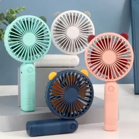 Mini Ventilador Portátil De Mão (900611) Portátil Dobrável USB Recarregável