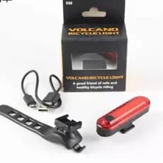 Lâmpada Lanterna (600810) Traseira Sinalizador LED Recarregável PROVA AGUA Bike Bicicleta