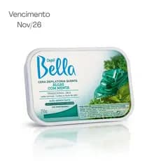 Cera Depilatória Quente em Barra Algas Com Menta 250g - Depil Bella