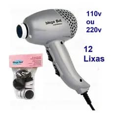 Pedicuro Profissional Prata Esfoliador Lixa Elétrica para os Pés + 12 Lixas