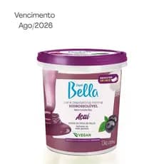Cera Hidrossolúvel Vegan Morna Açaí 1,3kg - Depil Bella