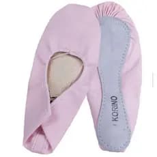 Sapatilha de Ballet Balé Danca Meia Ponta em Korino Cor Rosa