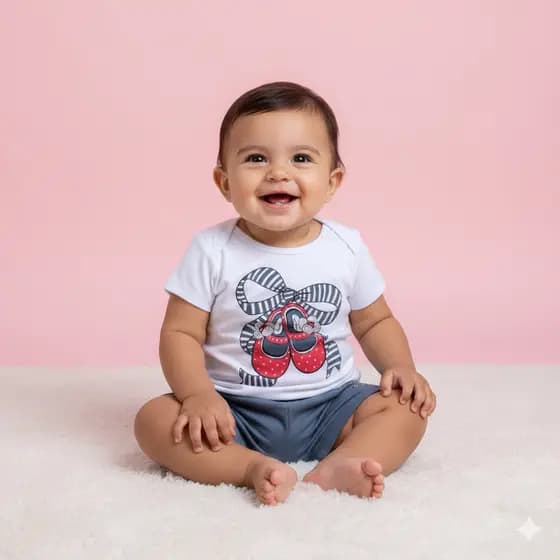 Conjunto Lis Anis bebê menina