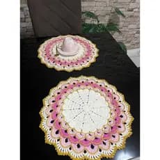 Souplast luxo | Jogo Americano Turco 40cm | Mesa Posta Kit 6 peças 4 peças 2 peças | Presente de dia das mães