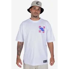 Camiseta Compton Oversized Locations Branca