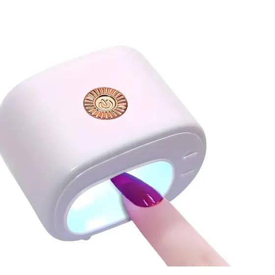 Mini Tv Secador Cabine Unhas Secagem Rápida Luz Uv Led