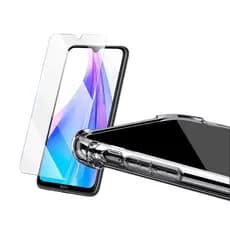 KIT Para Xiaomi Redmi Note 8 Capinha + Película frontal de vidro