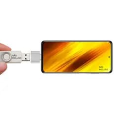 Adaptador OTG tipo C para USB - pen-drive, mouse, teclado, impressora Compatível com POCO