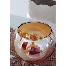 Vaso redondo Decoração aquário 4 Litros