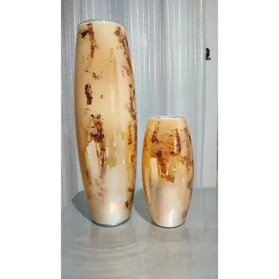 PronTa EnTregA Vasos vidro artesanais efeito marmorizados Picasso Clean luxos alto brilho