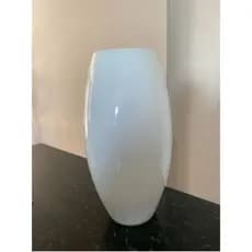 Vaso Branco modelo boleado designer moderno 30cm