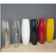 Lindos vasos de vidro Picasso 54cm para decoração cores