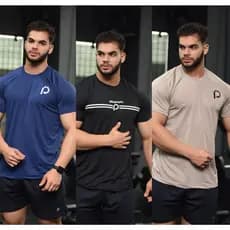 Camisa Camiseta Dry Fit com elastano  Raglan Masculino Academia Esportes