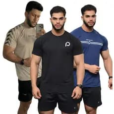 Kit 5 Camisa Camiseta Dry Fit Masculino Academia Esportes Cross Esportivas Raglan