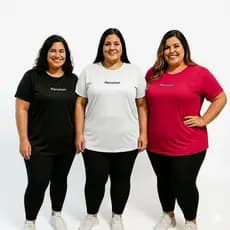 kit 3 camiseta camisa feminina dry fit plus size moda fitness academia malhação Tapa Bumbum