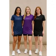 Kit 3 Vestido Blusão Camisão Feminino Academia Dry Fit moda fitness evangélica academia malhação corrida esportes