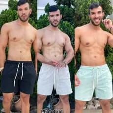 Bermuda Short De Linho Masculino Básico Mauricinho Alta Qualidade Estiloso na moda