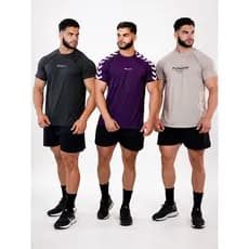 Camisa Camiseta DryFit com elastano Masculino Academa Esportivas Raglan
