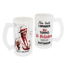 Caneca Chopp Jateada Zé Pelintra - Zero Grau Malandragem Umbanda Candomblé