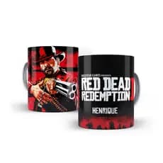 Caneca Red Dead Redemption Porcelana
