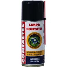 Limpa Contato Eletrônico Spray  Com Bico Aplicador 130G 210ml IMPLASTEC