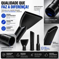 Kit Bocal Aspirador Universal 32mm Limpeza Carro Sofá Tapete