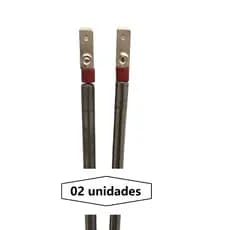 Kit com 02 unid. Resistência Reta 40cm Estufa Forno Elétrico 110v ou 220v com 200w