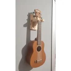 Suporte de parede para Ukulele Cavaquinho Banjo Bandolim violino em madeira pinos