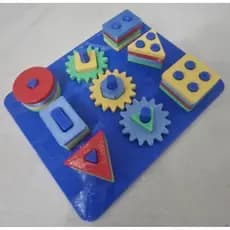 Brinquedo educativo Montossoriano montar peças quebra cabeça