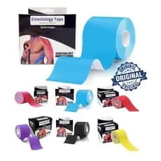 Kit 3 Knesio Tape Fita Elástica Bandagem 5mx5cm Fisioterapia