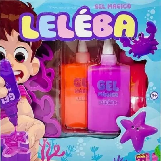 Geleia Mágica Leleba Slime Presente Colorida Novidade Squish