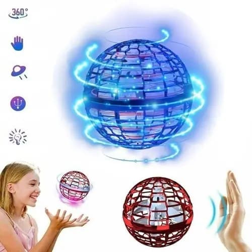 Bola Drone Voadora Presente Boomerang Spinner Esfera Vai e Volta Divertido Infantil
