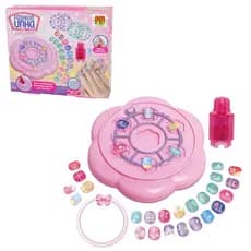 Kit Unhas Fashion Manicure Adesivos Infantil Brinquedo Beleza Aniversário Meninos Meninas