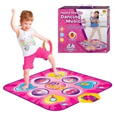 TAPETE DE DANÇA INTERATIVO 90cm x 93cm PRESENTE INFANTIL 5 MODOS 3-10 ANOS ANIVERSÁRIO MÚSICA 2026