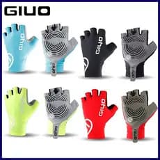 Giyo Luvas De Ciclismo Meio Dedo Anti-Derrapantes Com Lycra Tecido Mtb